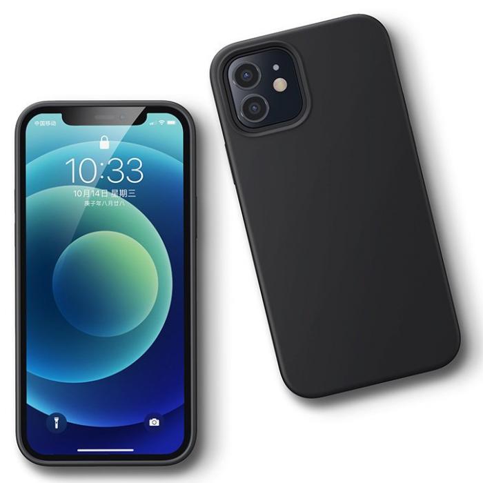 UTGATT5 - Ugreen Protective Silikon Mobilskal iPhone 12 & 12 Pro - Svart