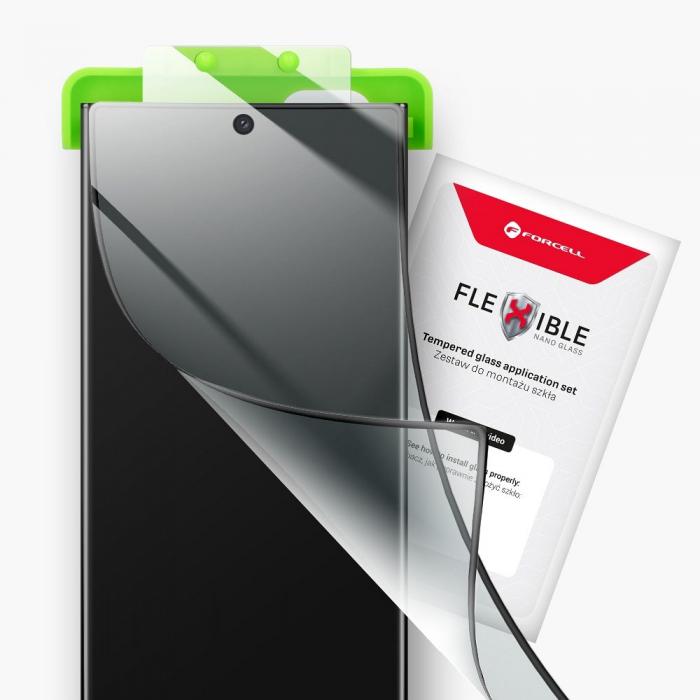Forcell - Forcell iPhone 14 Pro Skrmskydd av Flexibel Nano Glas