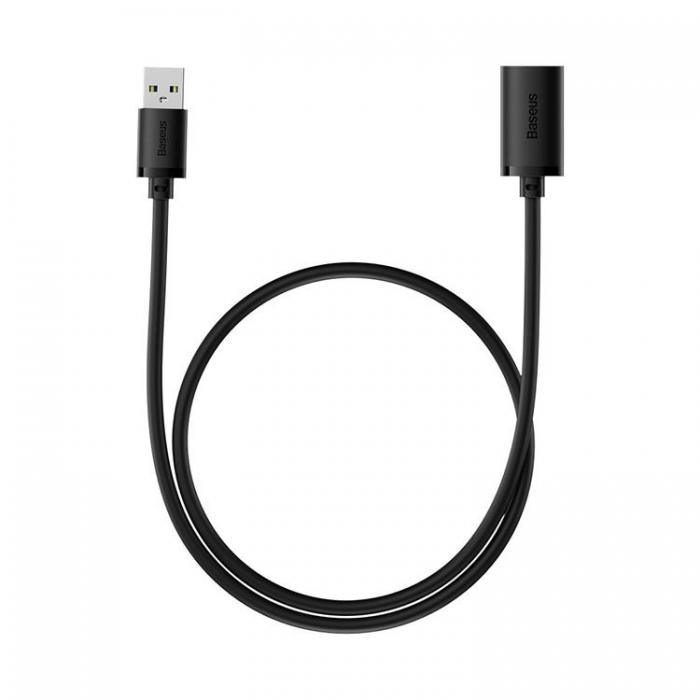 BASEUS - Baseus AirJoy Frlngning USB 3.0 Kabel 0.5m - Svart