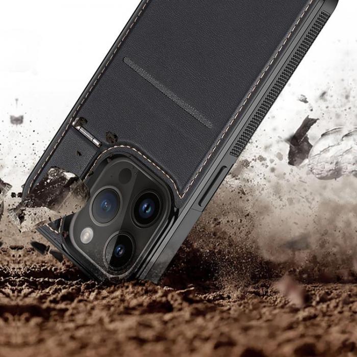 Dux Ducis - Dux Ducis iPhone 15 Pro Max Mobilskal Korthllare Magsafe RFID