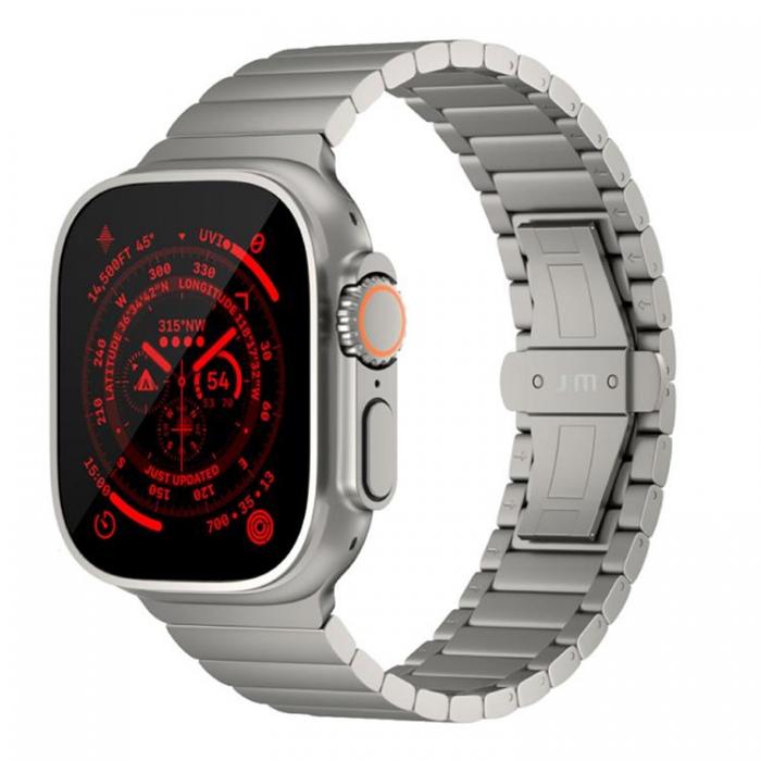 UTGATT1 - Just Mobile Apple Watch Ultra 1/2 (49mm) Armband Titan - Silver