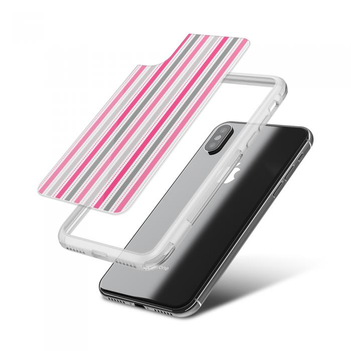 UTGATT5 - Fashion mobilskal till Apple iPhone X - Stripes