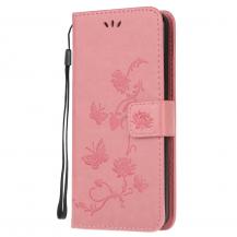 A-One Brand - Butterfly Plånboksfodral till Huawei P40 Pro - Rosa