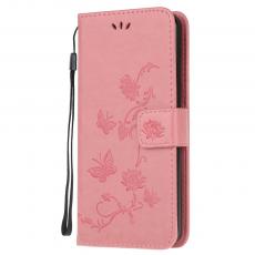 A-One Brand - Butterfly Plånboksfodral till Huawei P40 - Rosa