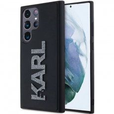 KARL LAGERFELD - Karl Lagerfeld Galaxy S23 Ultra Mobilskal 3D Rubber Glitter Logo