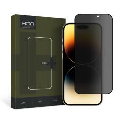 Hofi - Hofi iPhone 15 Pro Härdat Glas Skärmskydd Anti Spy Privacy