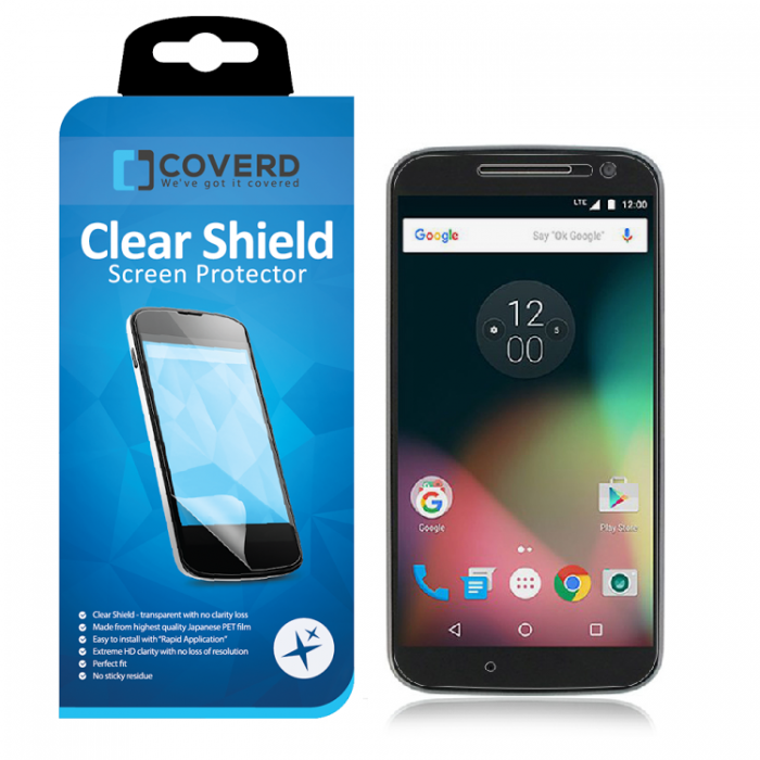 UTGATT5 - CoveredGear Clear Shield skrmskydd till Motorola Moto G4