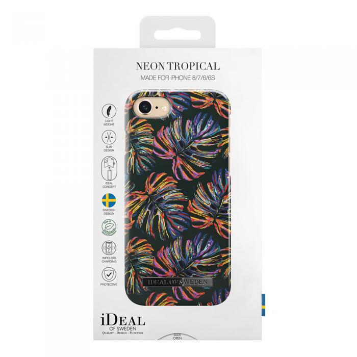 UTGATT5 - iDeal of Sweden Fashion Case Till iPhone 6/7/8/SE 2020 - Neon Tropical