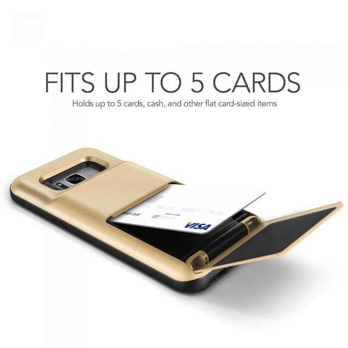 VERUS - Verus Damda Folder Card Slot Skal till Samsung Galaxy S8 - Gold