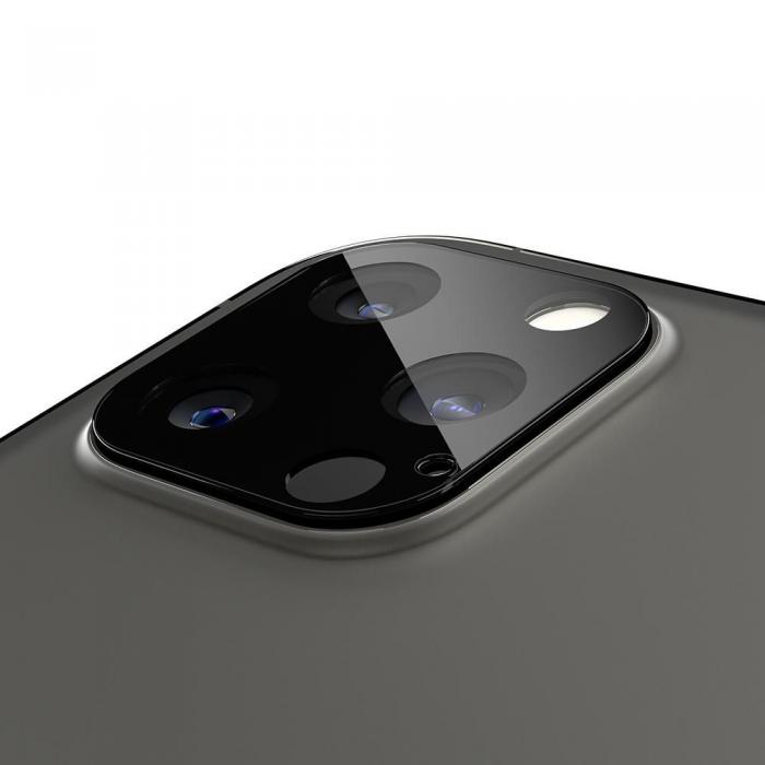 UTGATT5 - SPIGEN Kamera Linsskydd i Hrdet Glas iPhone 12 Pro Svart