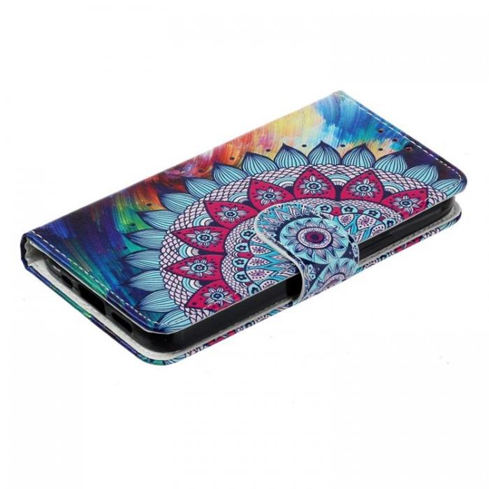 A-One Brand - iPhone 14 Plus Plnboksfodral Folio Flip - Mandala Flower