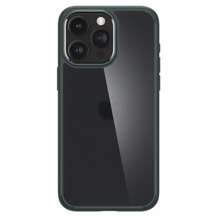 Spigen - Spigen iPhone 15 Pro Max Mobilskal Ultra Hybrid - Mrkgrn