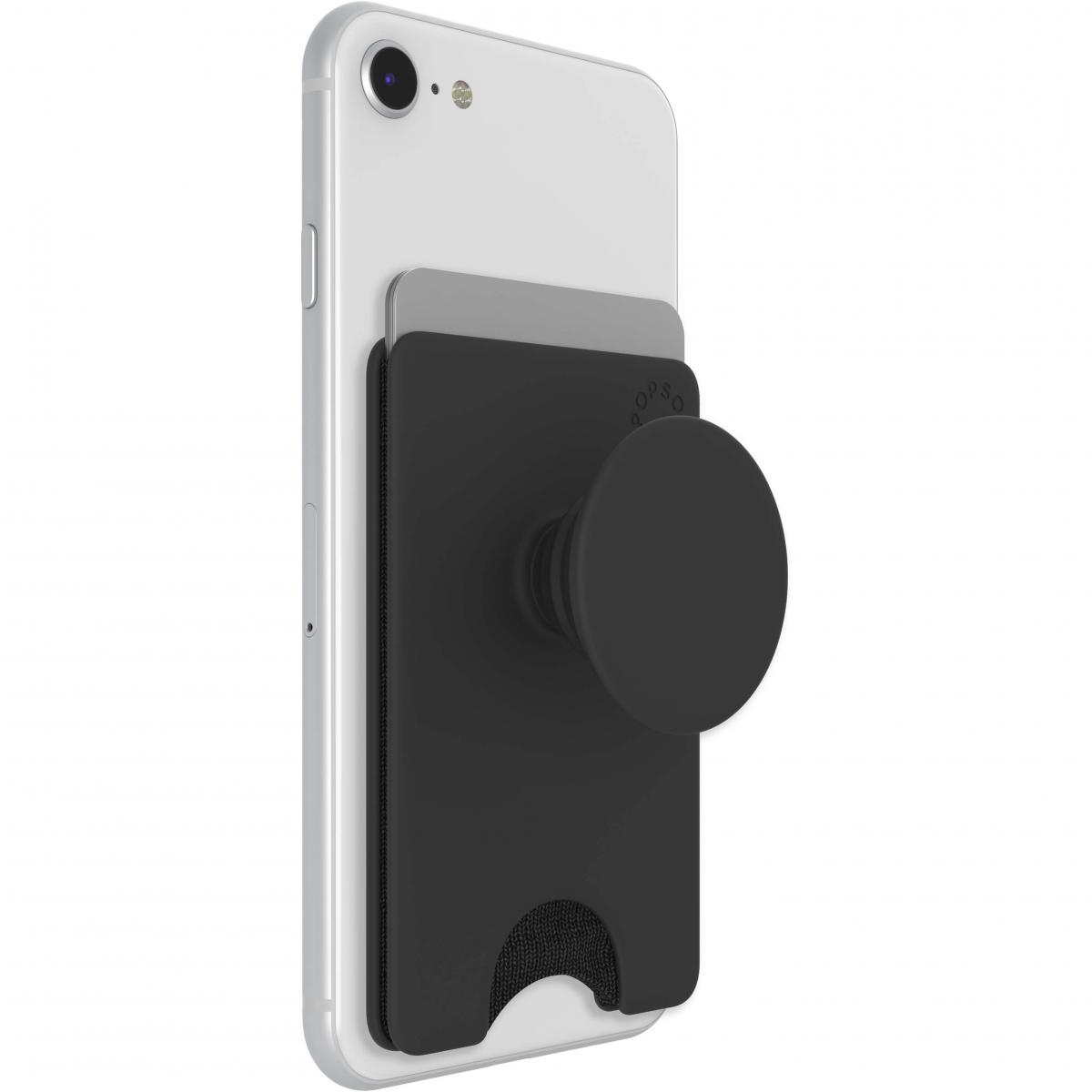 PopSockets - POPSOCKETS Wallet Avtagbar Mobil Plånbok PopWallet - Svart