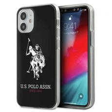 U.S. Polo Assn. - U.S. Polo Assn. Shiny iPhone 12 mini Skal Stor Loga Svart