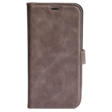 Essentials - Essentials iPhone 13 Plånboksfodral Äkta Läder Detachable