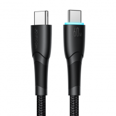 Joyroom - Joyroom Starry USB-C till USB-C 60W Kabel 1m - Svart