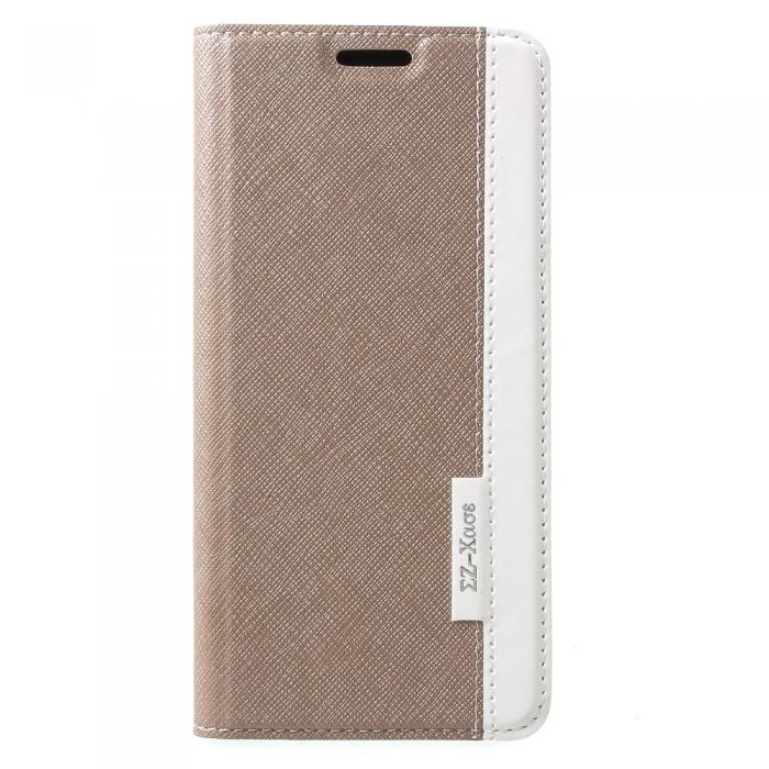 UTGATT4 - Dual-Tone Plnboksfodral Samsung Galaxy S8 Plus - Guld