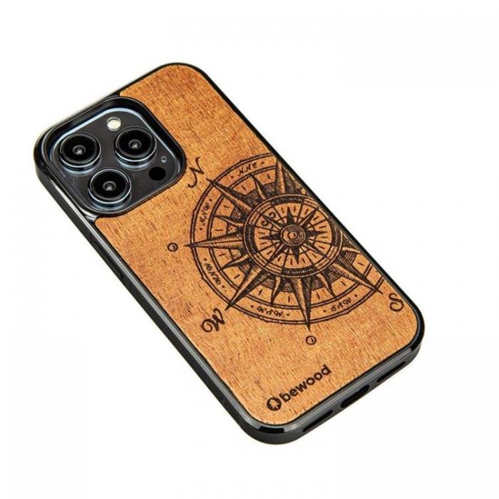 Bewood - Bewood iPhone 14 Pro Mobilskal Magsafe Wooden Traveler Merbau