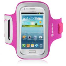 A-One Brand - Sportarmband till Samsung Galaxy S3 Mini i8910 (Rosa)