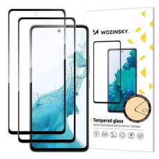 Wozinsky - [2 PACK] Wozinsky Full Glue Härdat Glas Skärmskydd Galaxy A53 5G - Svart