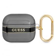 Guess - Guess AirPods 3 Skal Strap Collection - Svart