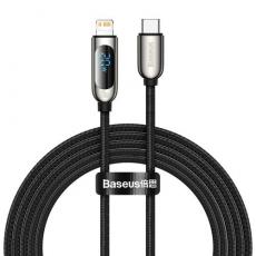 BASEUS - Baseus Fast USB-C Lightning Kabel 2m - Svart