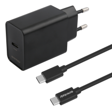 Essentials - Essentials PD Väggladdare USB-C 20W USB-C Kabel 1m - Svart
