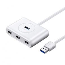 Ugreen - Ugreen Multifunktionell USB HUB USB-C Kabel 1m - Vit