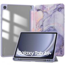 Tech-Protect - Tech-Protect Galaxy Tab A9 Plus Fodral Hybrid - Voilet Marble