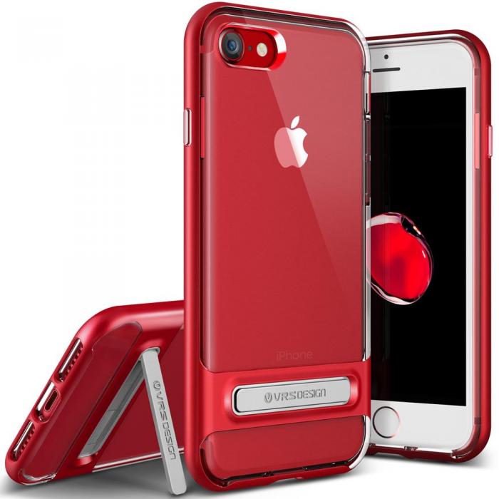 UTGATT5 - Verus Crystal Bumper Skal till Apple iPhone 8/7 - Rd