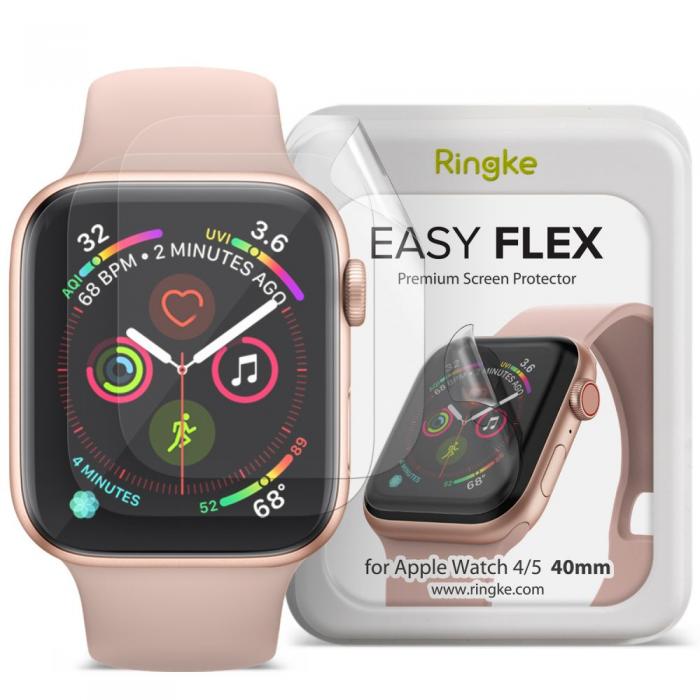UTGATT5 - RINGKE Skyddsfolie Easy Flex Apple Watch 4/5/6/7/8/Se (40/41 mm)