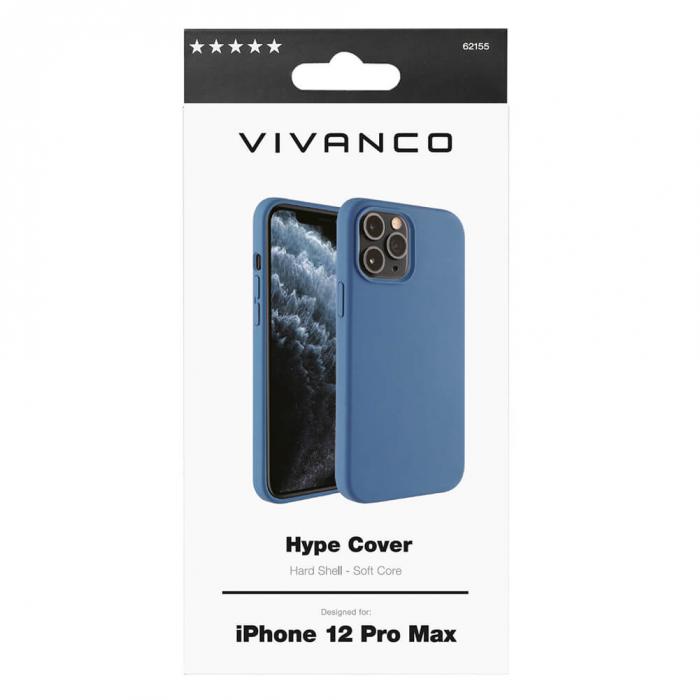 UTGATT5 - Vivanco Hype Silikon Skal iPhone 12 Pro Max - Bl