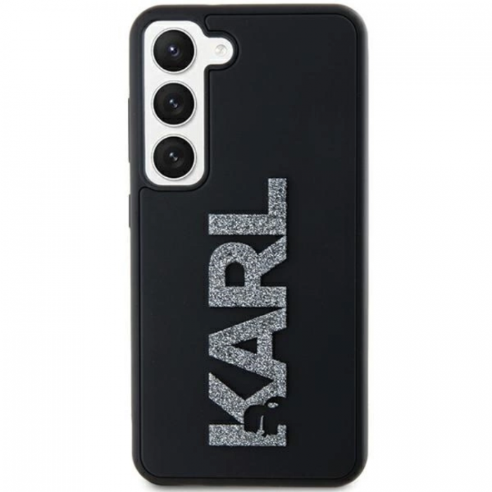 KARL LAGERFELD - Karl Lagerfeld Galaxy S23 Mobilskal 3D Rubber Glitter Logo