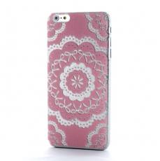 A-One Brand - BaksideSkal till Apple iPhone 6(S) Plus - Floral Pink Bows