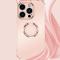 A-One Brand - iPhone 14 Skal Ringhllare Electroplating Kickstand - Lila