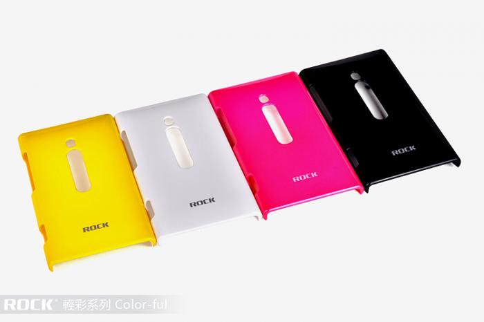 UTGATT4 - Rock Colorful Skal till Nokia Lumia 800 + HD Skrmskydd (SVART)