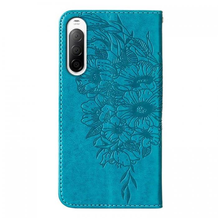 A-One Brand - Sony Xperia 10 IV Plnboksfodral Butterfly - Bl