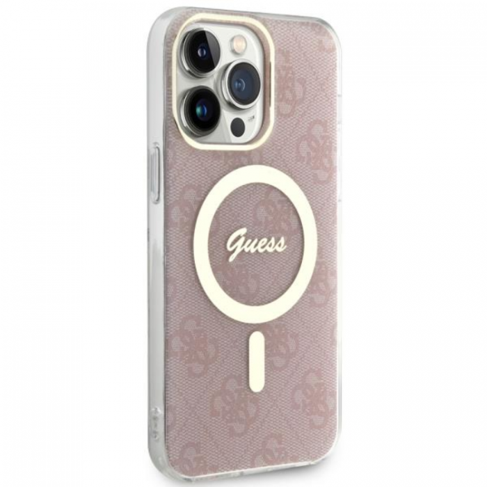Guess - Guess iPhone 13 Pro Max Mobilskal MagSafe 4G - Rosa