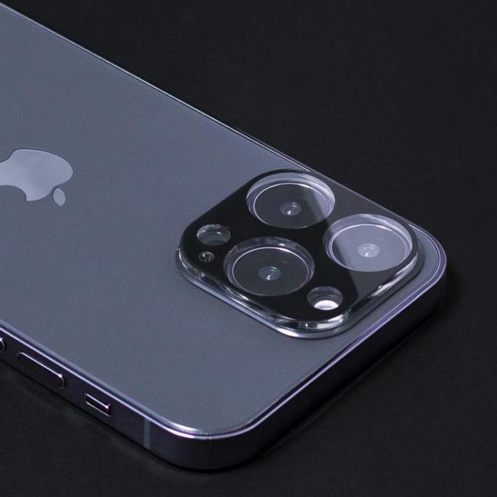 Wozinsky - Wozinsky iPhone 15 Kameralinsskydd i Hrdat Glas 9H - Svart