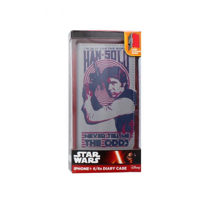 UTGATT1 - Star Wars iPhone 6/6S Plnboksfodral Han Solo