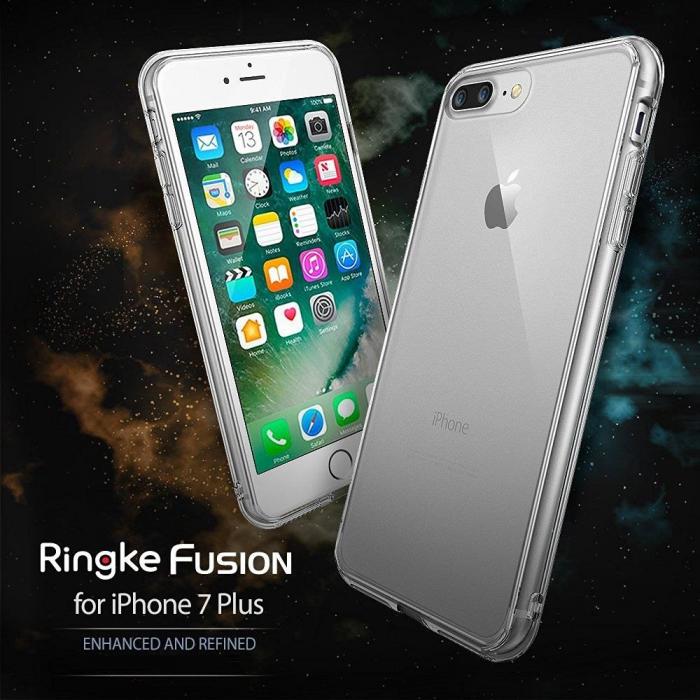 UTGATT5 - Ringke Fusion Shock Absorption Skal till Apple iPhone 7 Plus - Clear