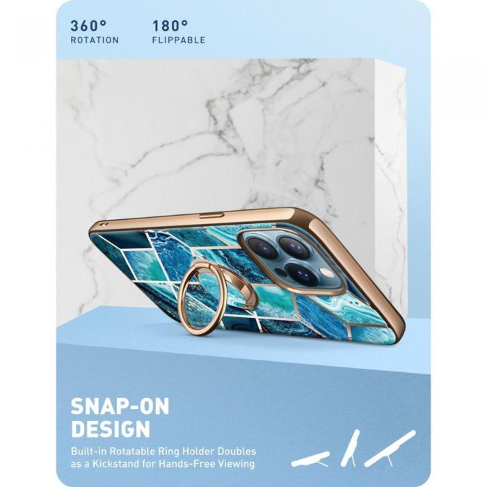 SupCase - Supcase IBLSN Cosmo Snap iPhone 13 Pro Skal - Ocean Blå