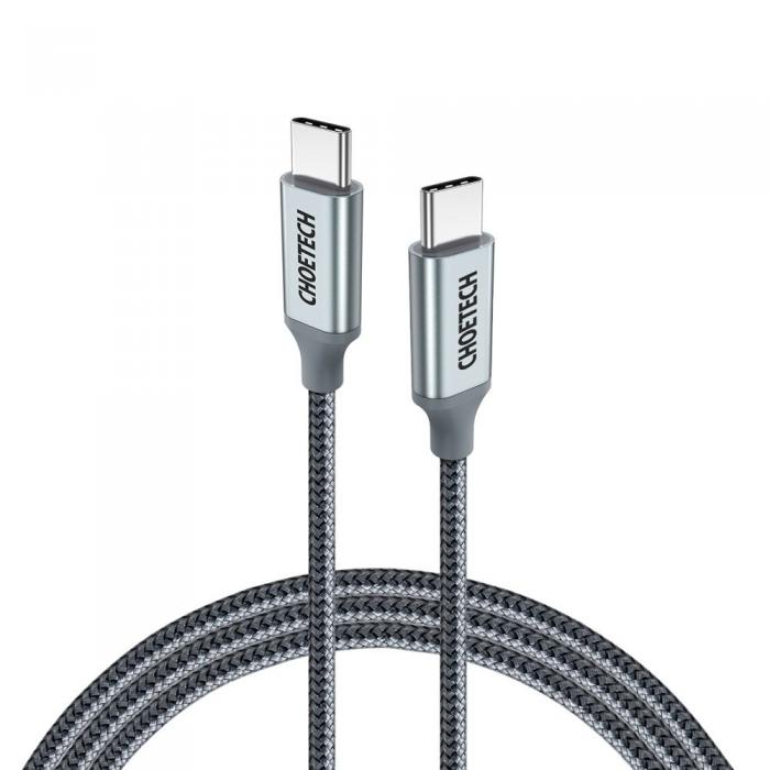 Choetech - Choetech USB-C till USB-C kabel 5A 100W 1.8 m - Gr