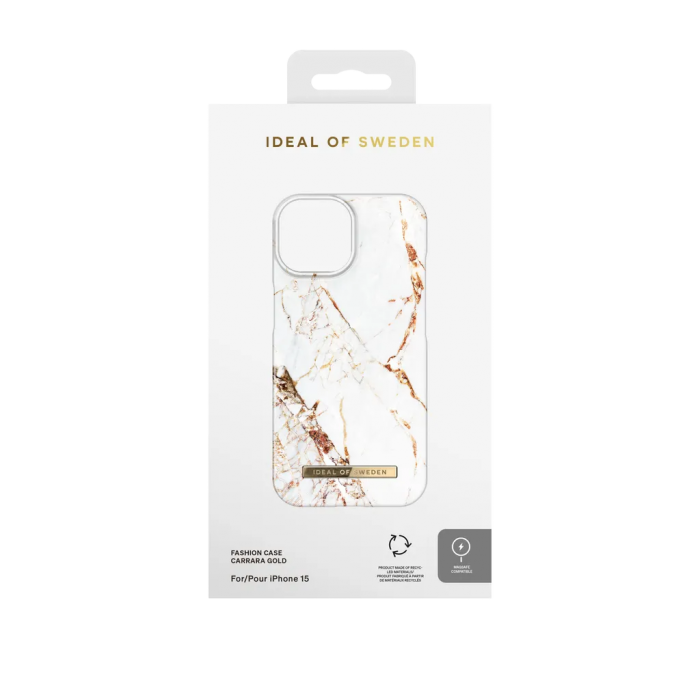 iDeal of Sweden - iDeal of Sweden iPhone 15 Mobilskal Magsafe - Carrara Guld