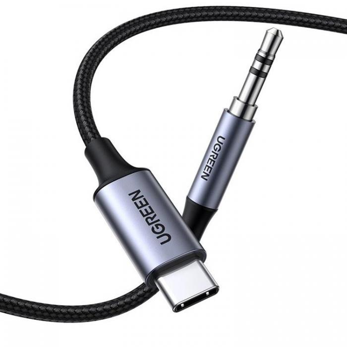 Ugreen - Ugreen Audio 3.5 mm Mini jack Typ-C Kabel 1m - Svart