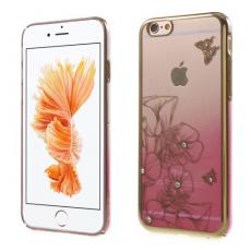 Crawford - Crawford Skal med Swarovski-stenar till iPhone 6 / 6S - Flower & Butterfly