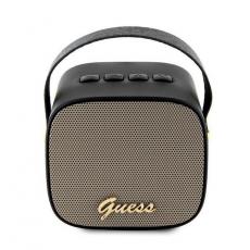 Guess - Guess Bluetooth Högtalare Mini 4G Läder Script Logo - Svart