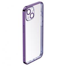 ROCK - ROCK iPhone 14 Skal Electroplating Matte - Lila