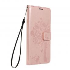 OEM - MEZZO plånboksfodral för Samsung A54 5G i trä roséguld
