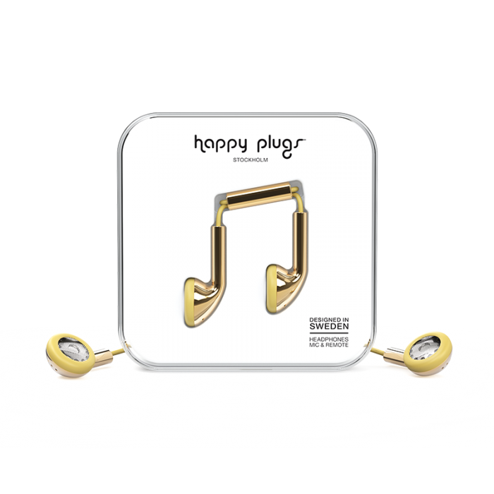 UTGATT4 - Happy Plugs Earbud Pink Gold